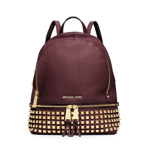 michael kors studded backpack